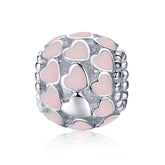 Pastel Pink Heart Charm NZ | Lullaboo
